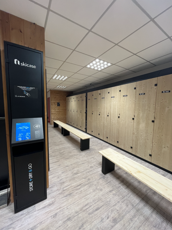 Rental of ski lockers