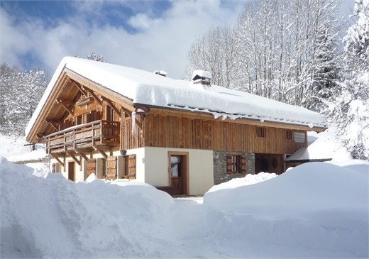 Chambre d'hôte Chez La Fine - Les Gets - exterieur en hiver