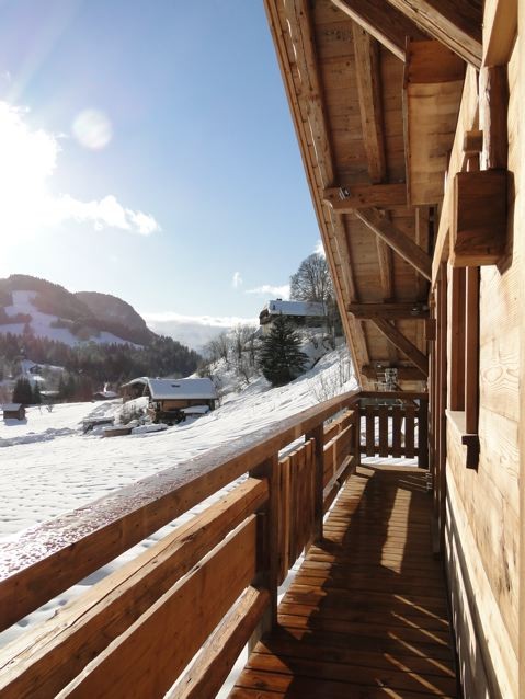 Chambre d'hôte Chez La Fine - Les Gets - exterieur en hiver