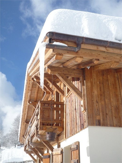 Chambre d'hôte Chez La Fine - Les Gets - exterieur en hiver