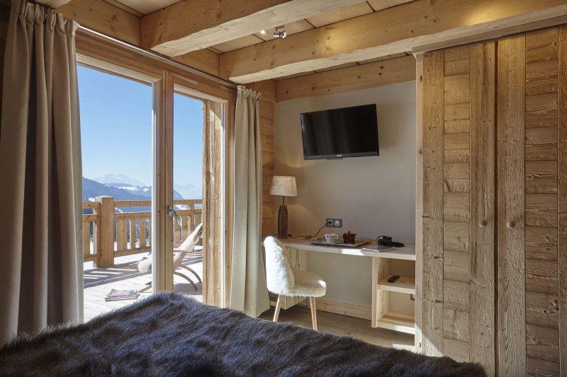 Hotel-Lodge-Le-Chasse-Montagne-chambre-duplex-superieur-location-appartement-chalet-Les-Gets