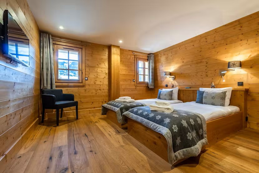 Abachi-chalet-chambre-lits-simples-location-chalet-appartement-Les-Gets