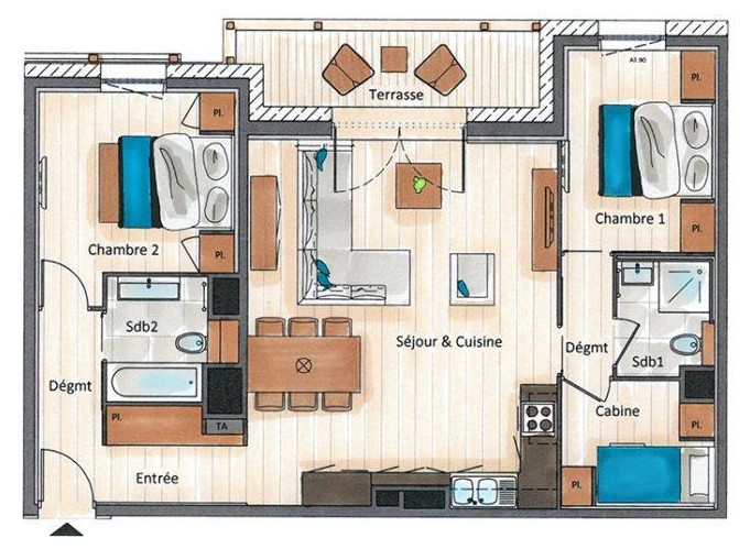 Annapurna-A104-plan-location-appartement-chalet-Les-Gets