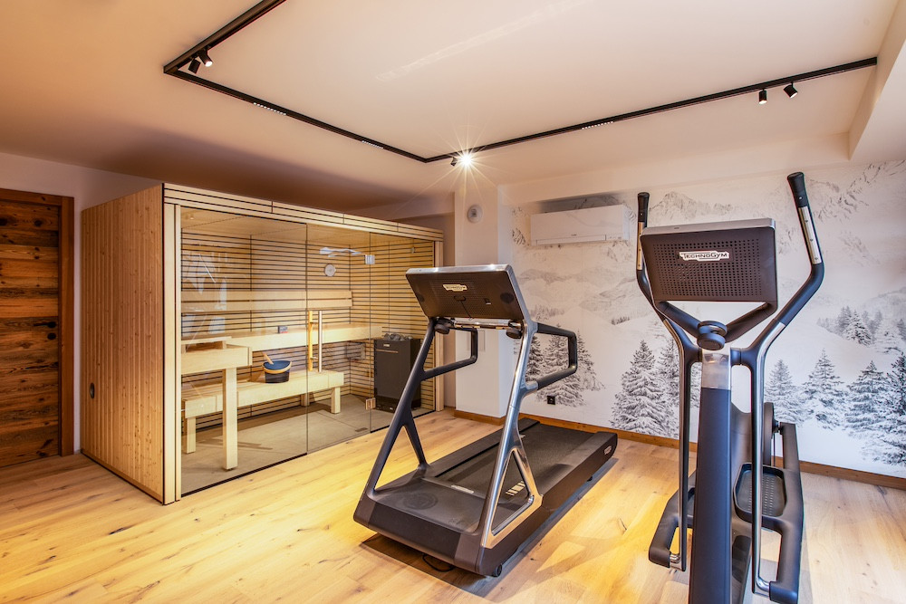 Chalet-Grizzly-3-salle-de-sport-sauna-location-appartement-chalet-Les-Gets