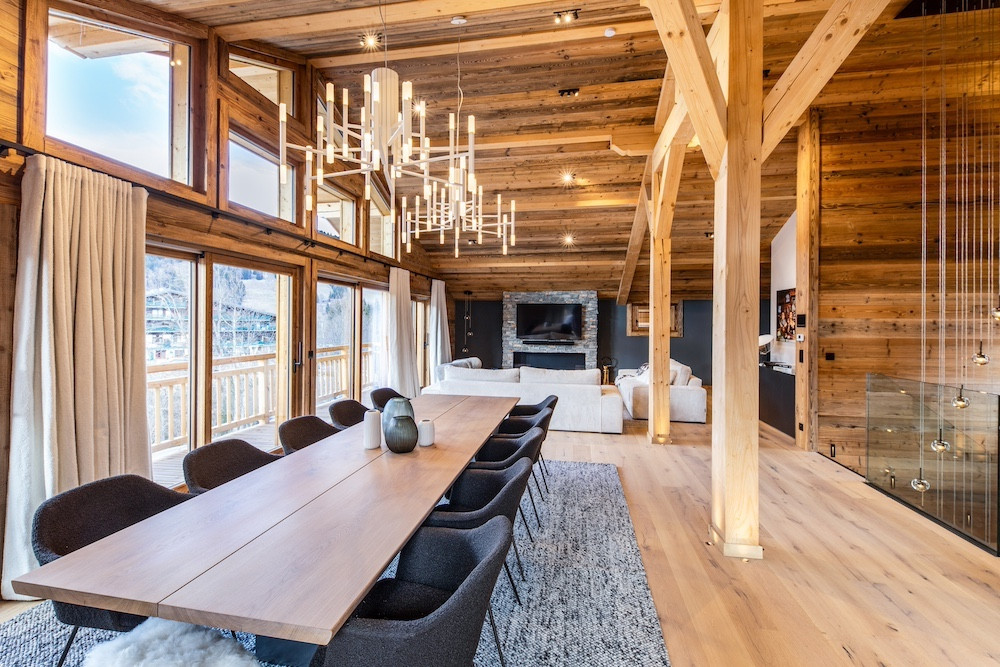 Chalet-Grizzly-3-salon-salle-a-manger-location-appartement-chalet-Les-Gets