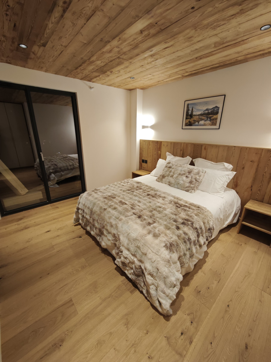Chalet-Magy-1-chambre-lit-double-location-appartement-chalet-Les-Gets