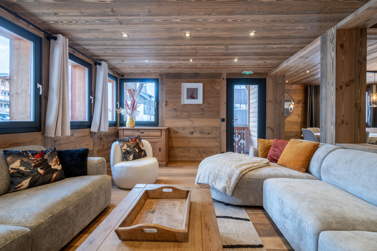 Chalet-Monet-salon-cheminee-location-chalet-appartement-Les-Gets