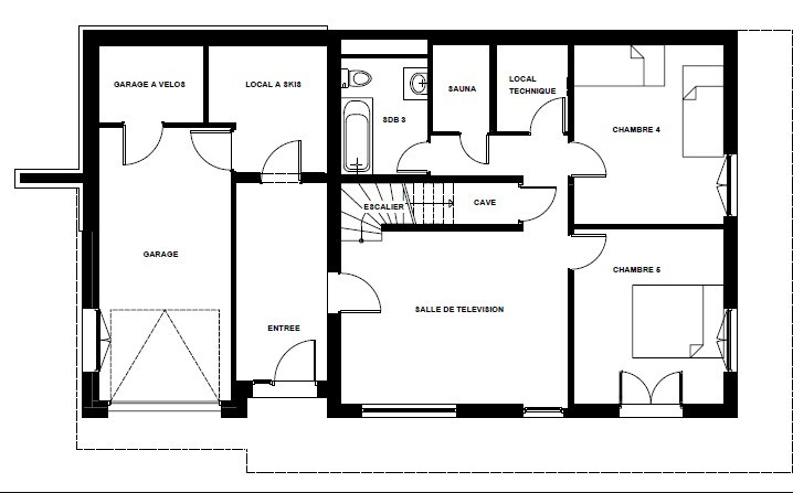 Chalet345-plan-RDC-location-appartement-chalet-Les-Gets