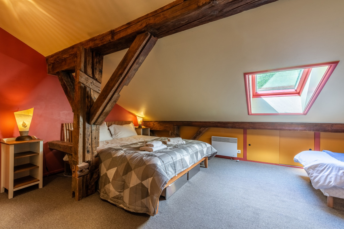 Ferme-de-Lavay-1-chambre-lit-double-location-appartement-chalet-Les-Gets