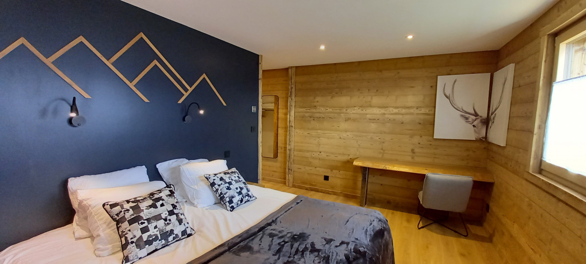 le-char-intérieur-chambre-1-location-appartement-chalet-les-gets