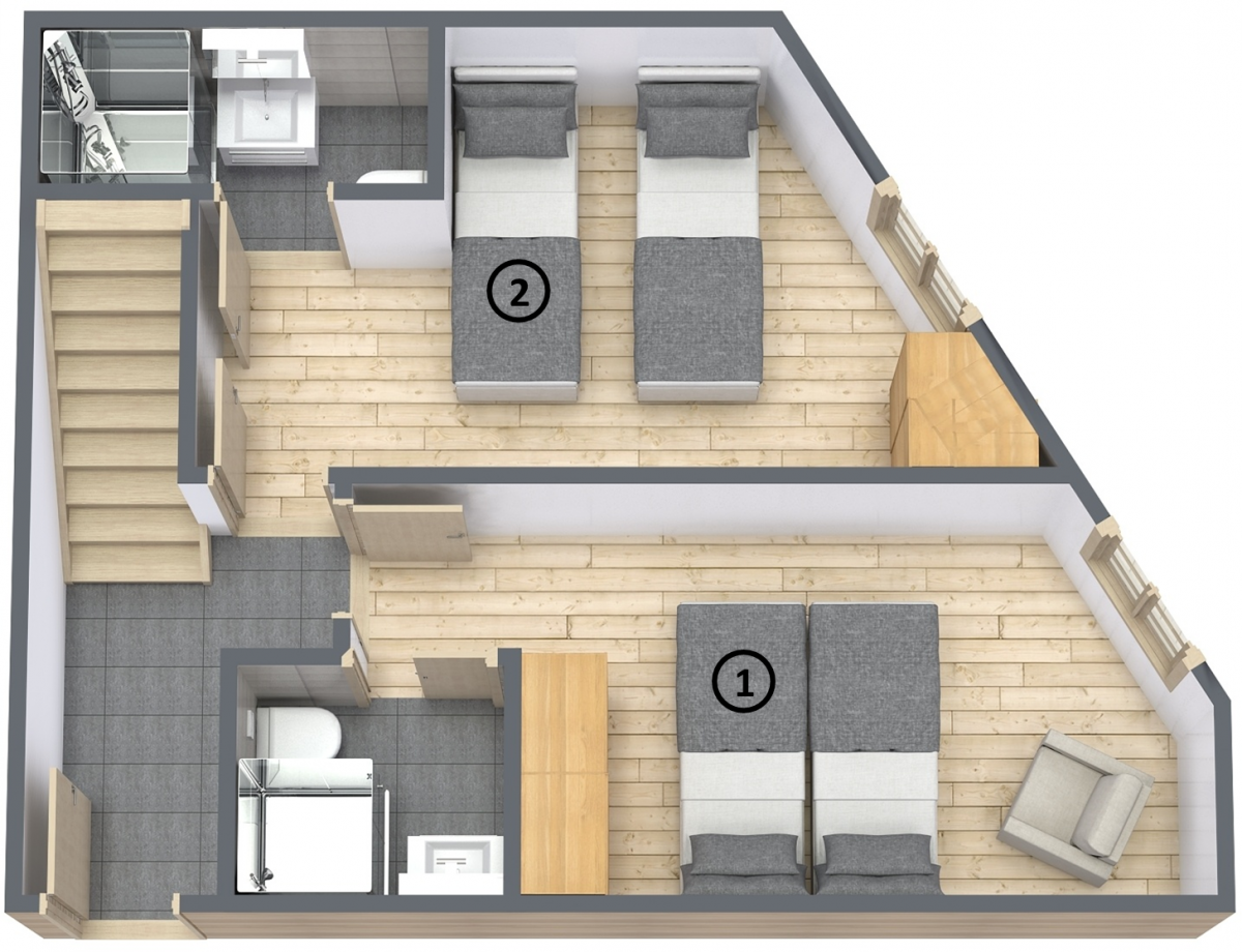 Suite-de-l-Alpe-Aiguille-du-Midi-plan-location-appartement-chalet-Les-Gets