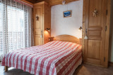 Location studio pour 4 personnes Les Gets - Chambre avec lit double