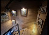 Chalet-Nabor-escalier-location-appartement-chalet-Les-Gets