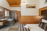La-Rocade-2-chambre-en-suite-lit-double-baignoire-location-appartement-chalet-Les-Gets