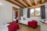 Suite-de-l-Alpe-Marcelly-chambre-lits-simples-location-appartement-chalet-Les-Gets