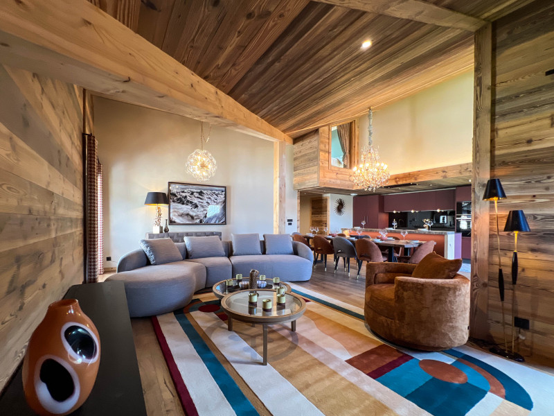 Agora-202-salon-cuisine-salle-a-manger-location-appartement-chalet-Les-Gets