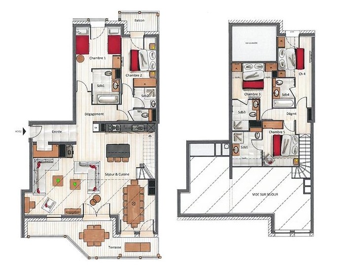 Annapurna-A302-plan-location-appartement-chalet-Les-Gets