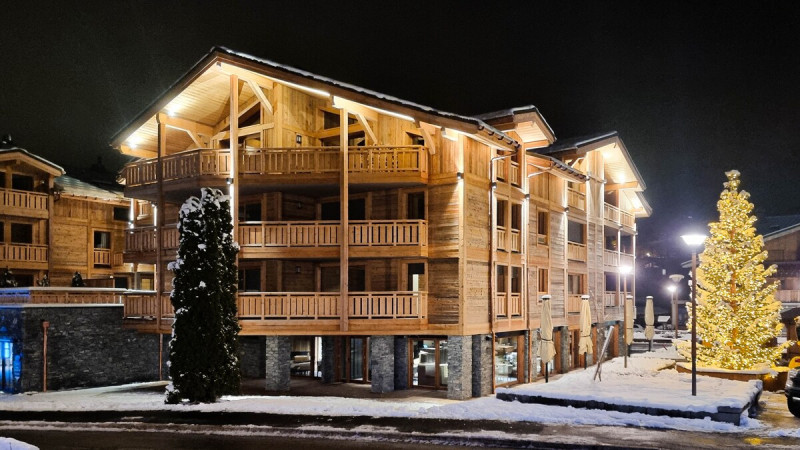 appartement-nagano-304-vue-exterieur-nuit-location-appartement-chalet-Les-Gets