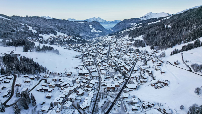 Azalees-3-vue-domaine-hiver-location-appartement-chalet-Les-Gets