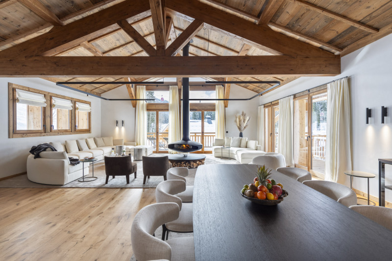 Chalet-Alena-salon-salle-a-manger-location-appartement-chalet-Les-Gets