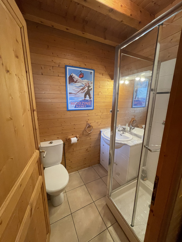 Chalet-bleu-salle-de-bain-location-appartement-chalet-Les-Gets