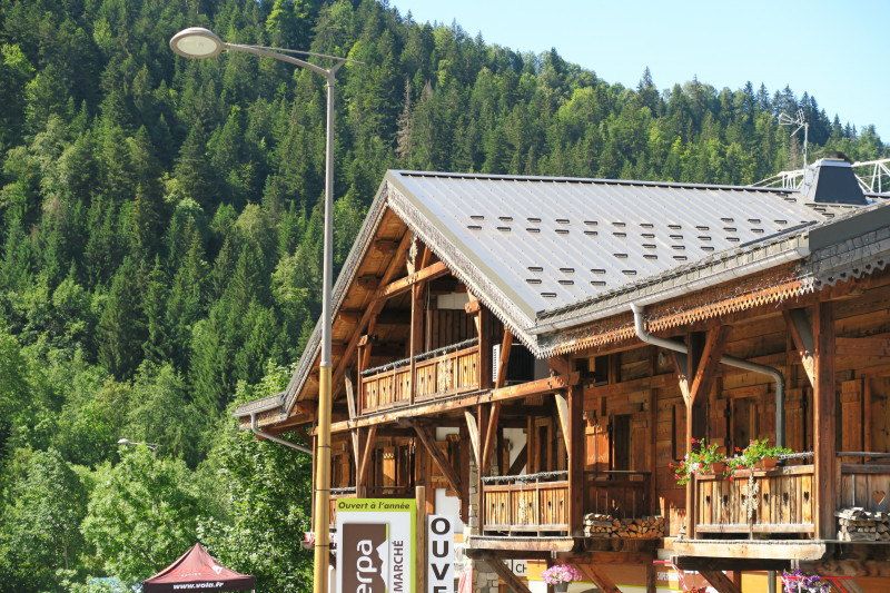 Suite-de-l-Alpe-Aiguille-du-Midi-exterieur-ete-location-appartement-chalet-Les-Gets