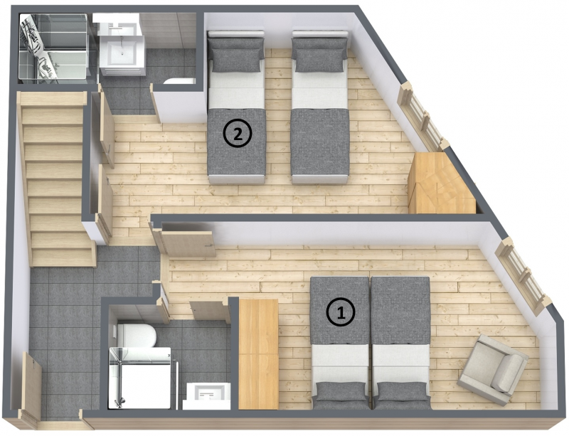 Suite-de-l-Alpe-Aiguille-du-Midi-plan-location-appartement-chalet-Les-Gets