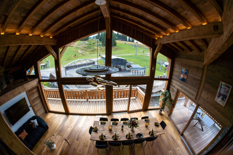 teka-roof-top-vue-pistes-remontees-location-appartement-chalet-Les-Gets